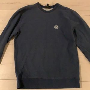 Men’s Blue Patagonia crew neck sweatshirt
